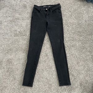 American Eagle skinny stretchy black jeans